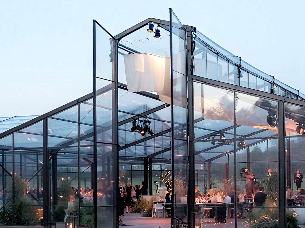 Luxury Large Glass Greenhouse Metal Ysgh 177